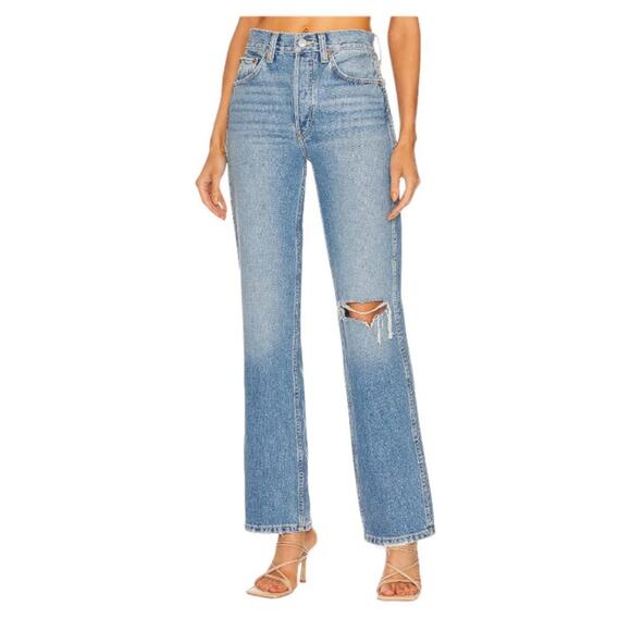 RE/DONE Originals 90s High Rise Loose Jeans Size 31 NWT $315 MSRP - Picture 1 of 8